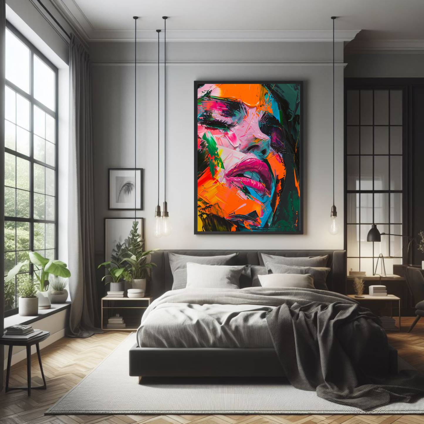 Abstract Portrait Canvas