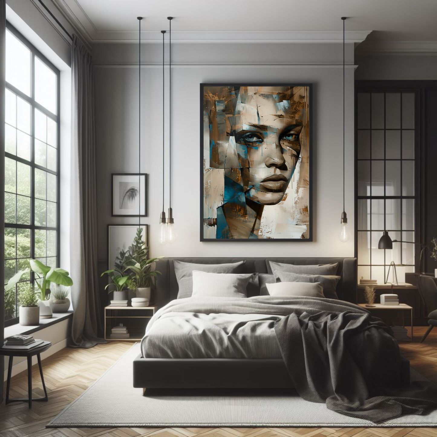 Abstract Portrait Canvas