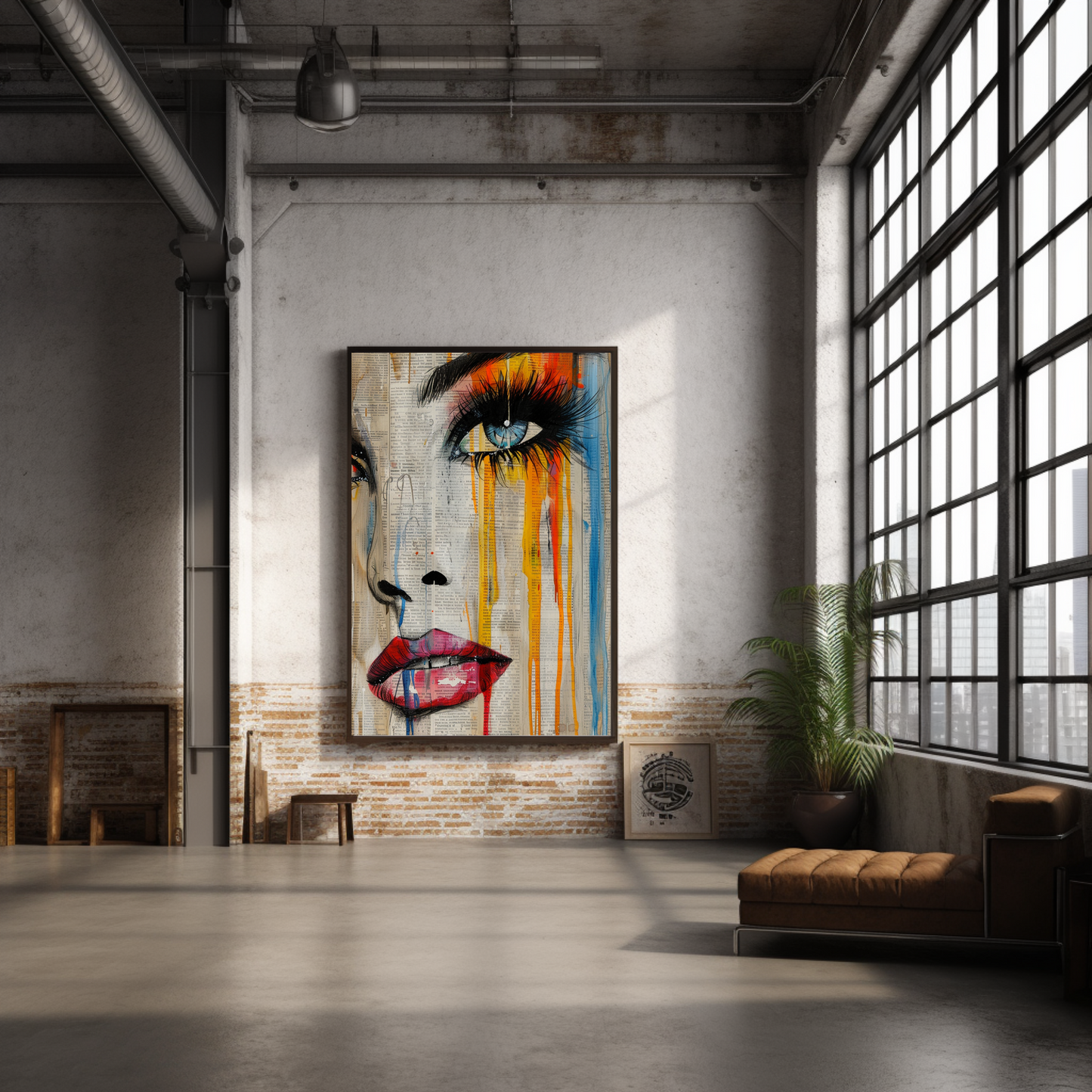 Abstract Portrait Canvas