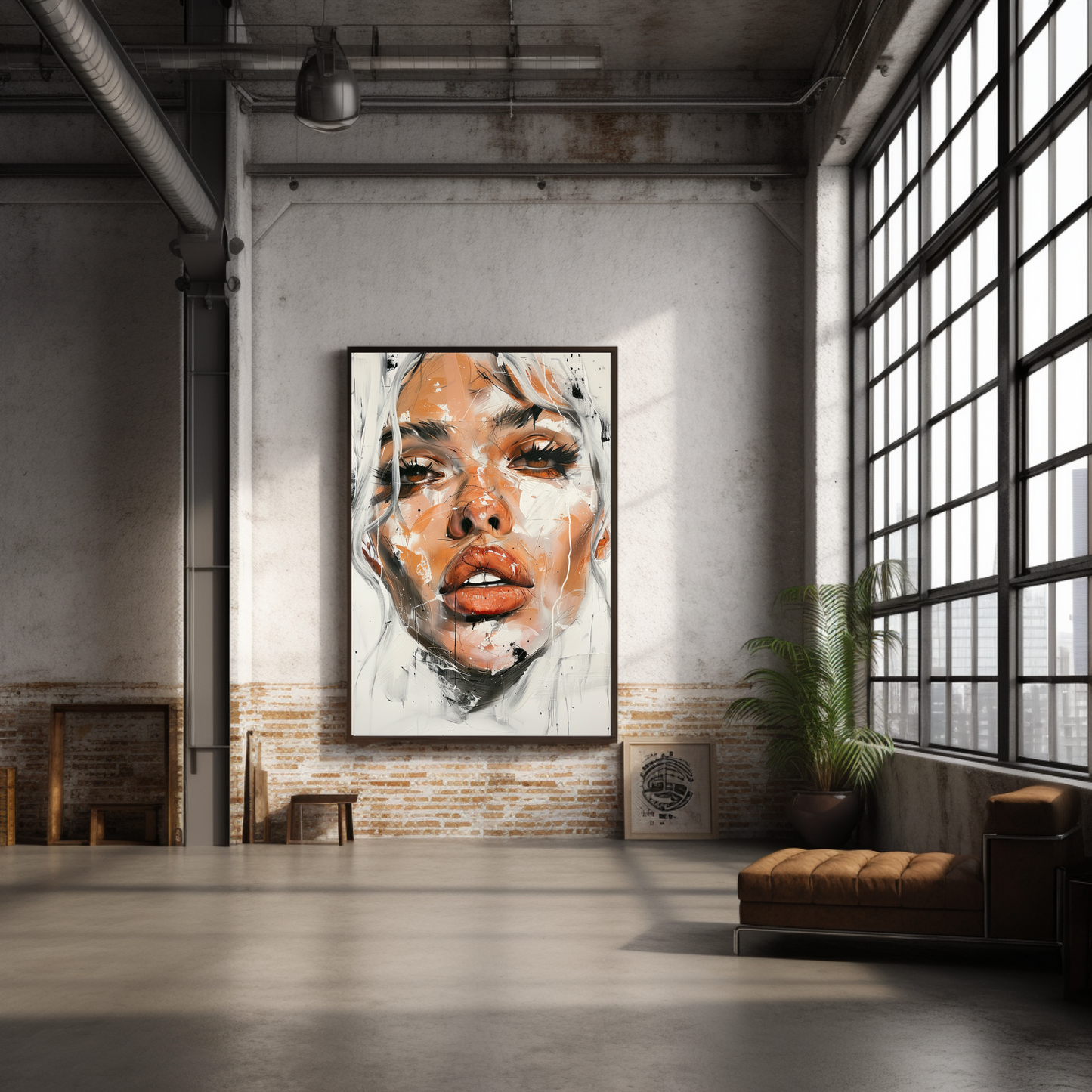 Abstract Portrait Canvas