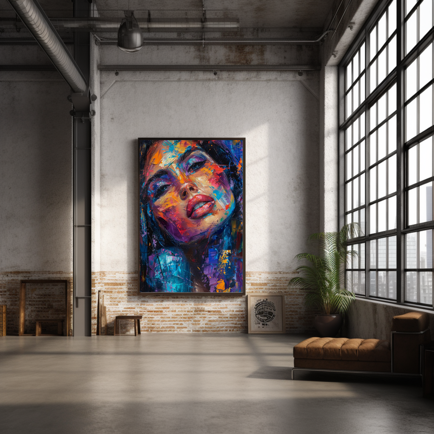 Abstract Portrait Canvas