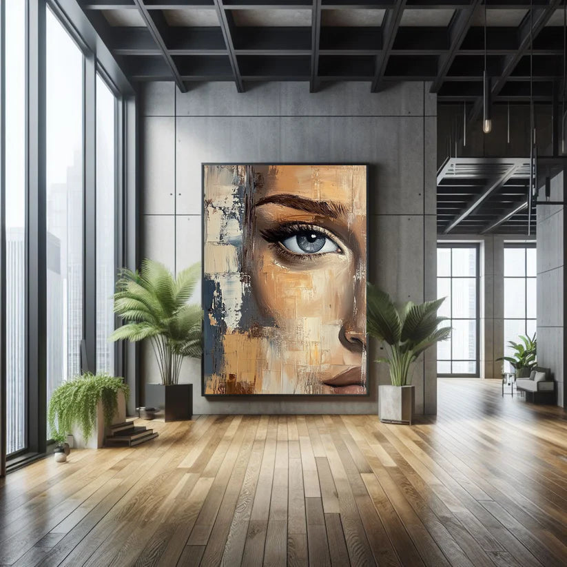 Abstract Portrait Canvas