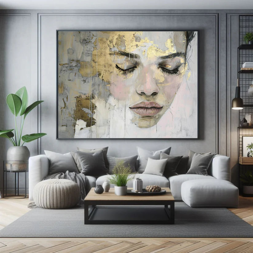 Abstract Portrait Canvas