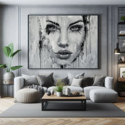 Abstract Portrait Canvas