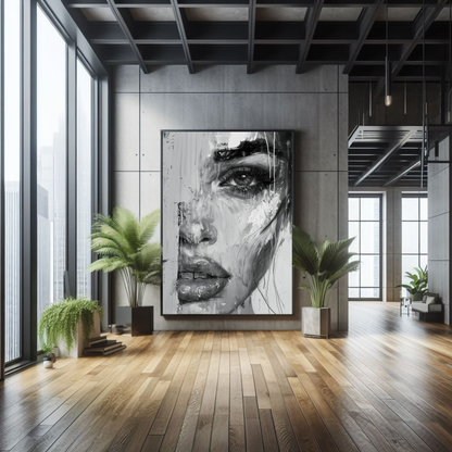 Abstract Portrait Canvas