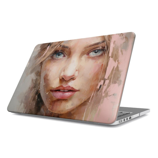 Abstract Portrait MacBook Case