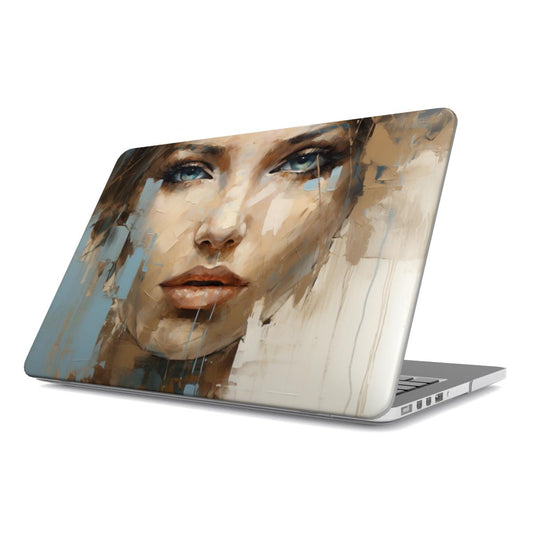 Abstract Portrait MacBook Case