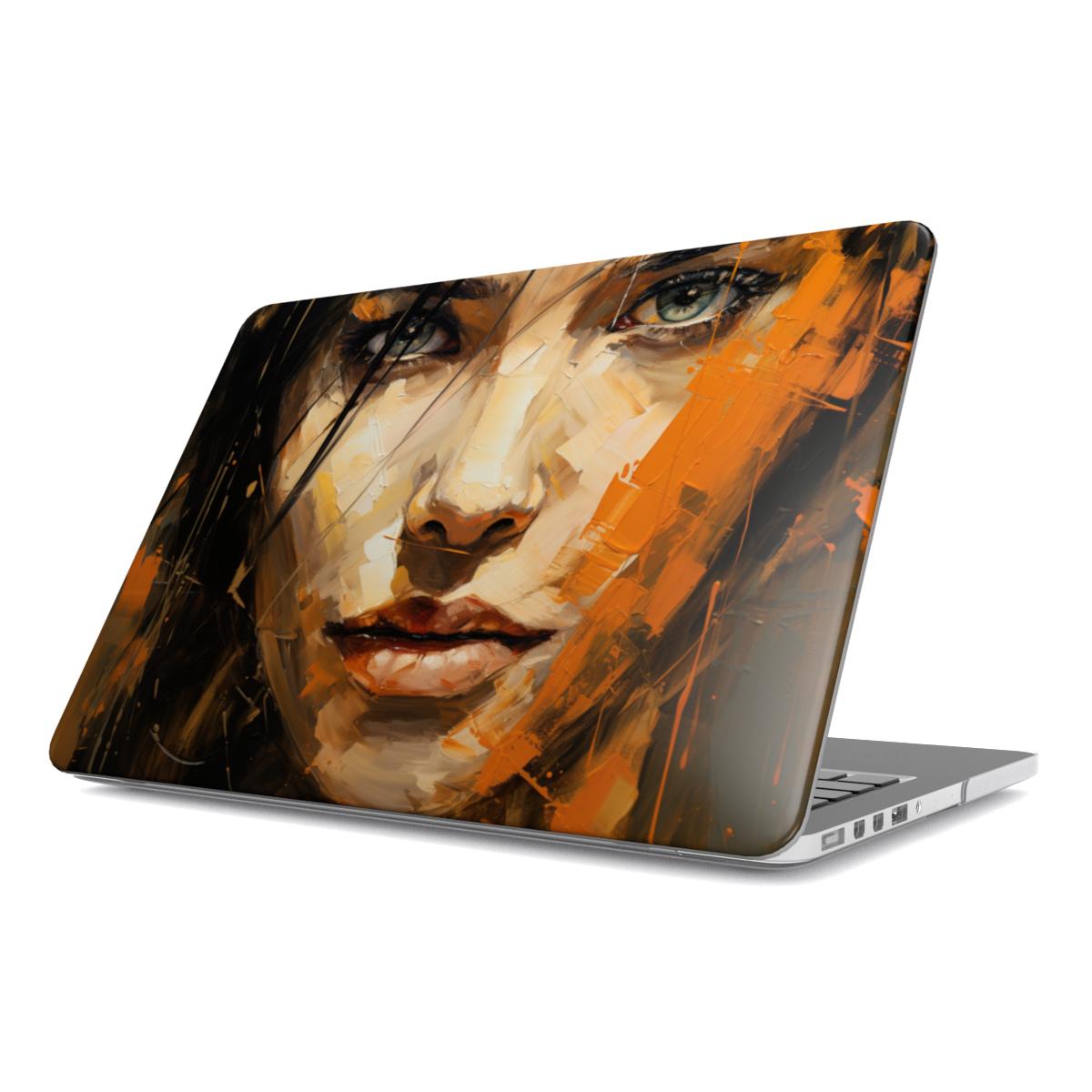 Abstract Portrait MacBook Case