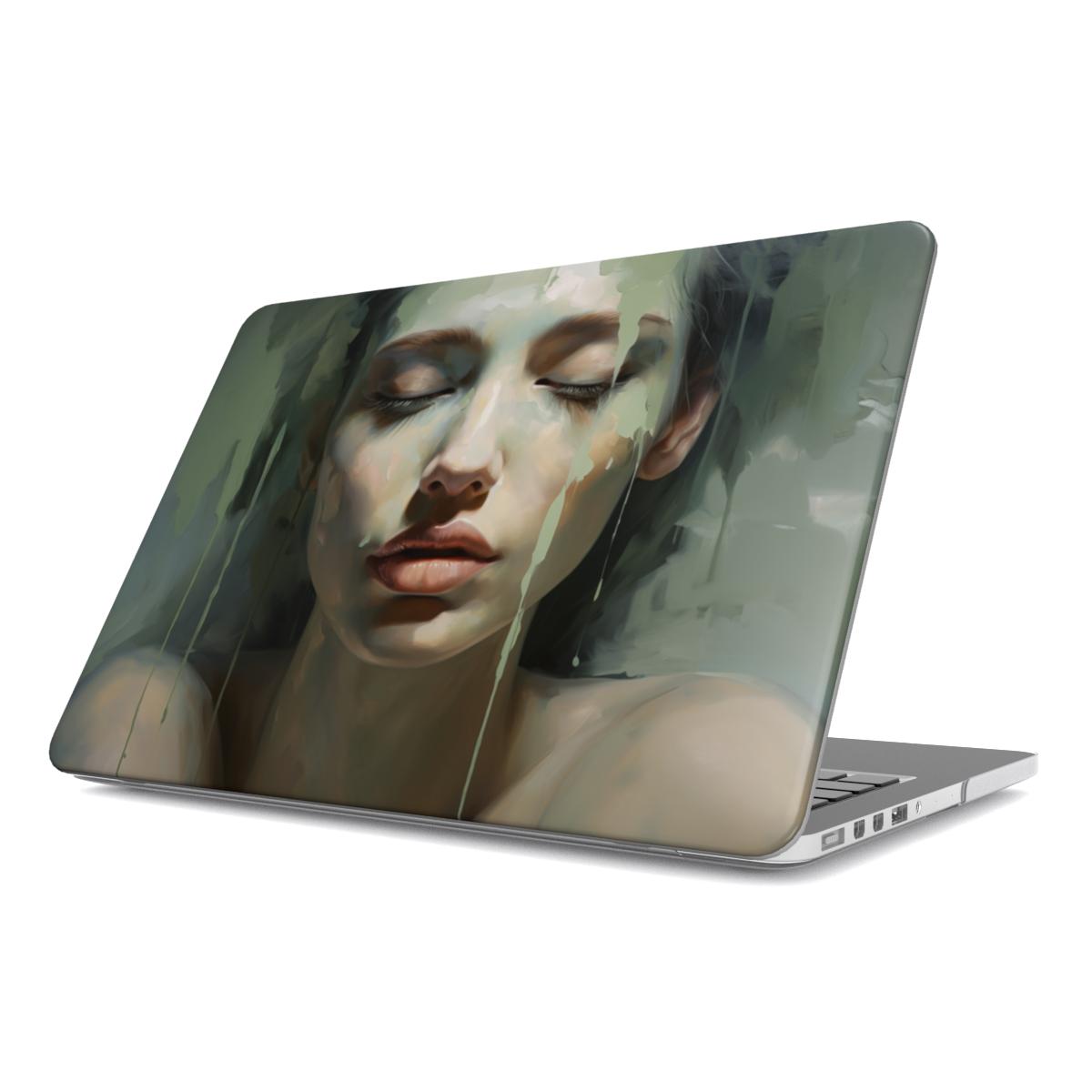 Abstract Portrait MacBook Case