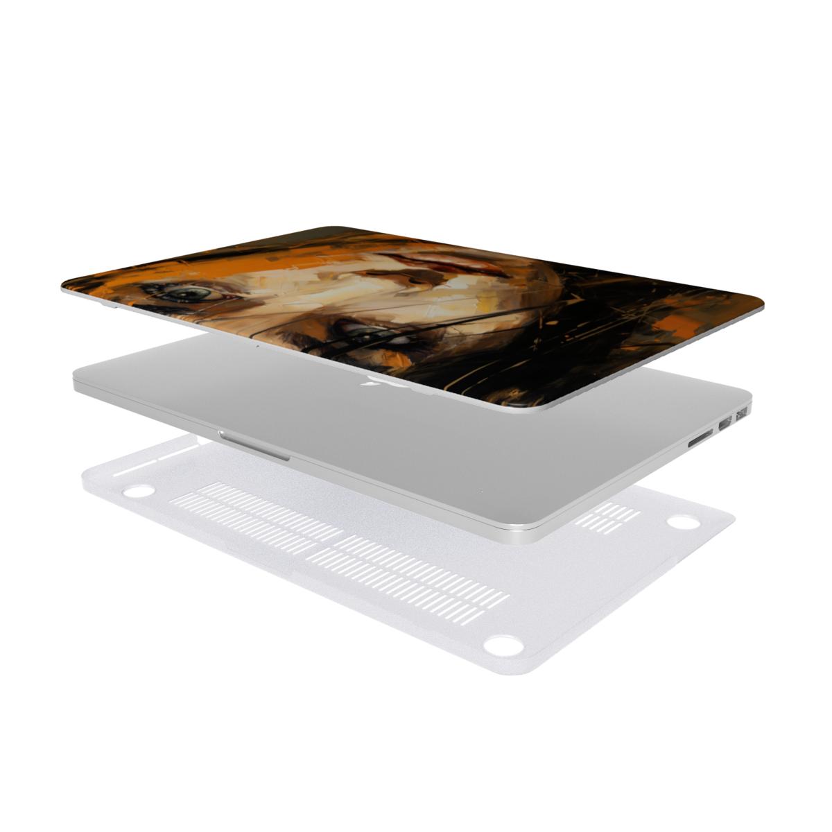 Abstract Portrait MacBook Case