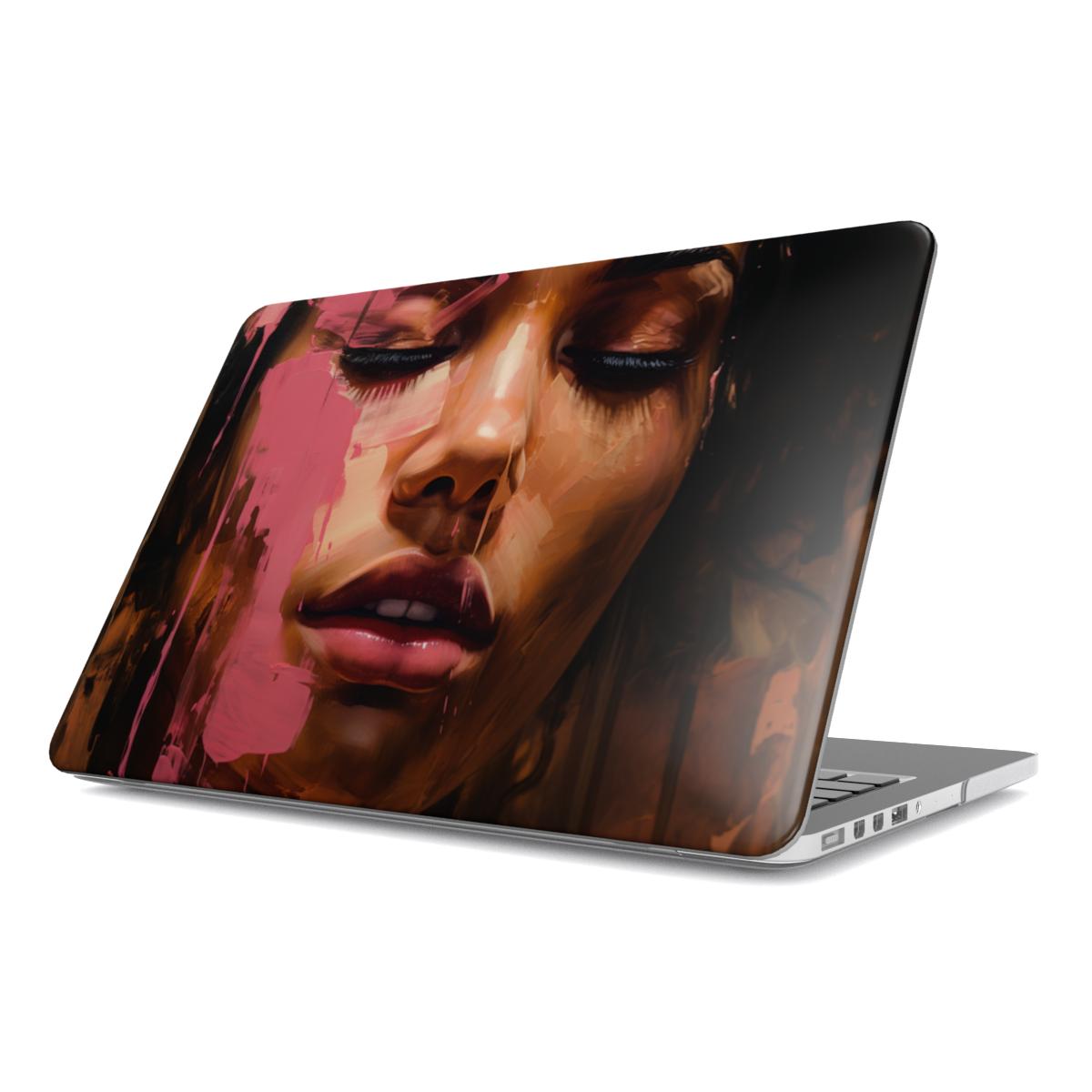 Abstract Portrait MacBook Case