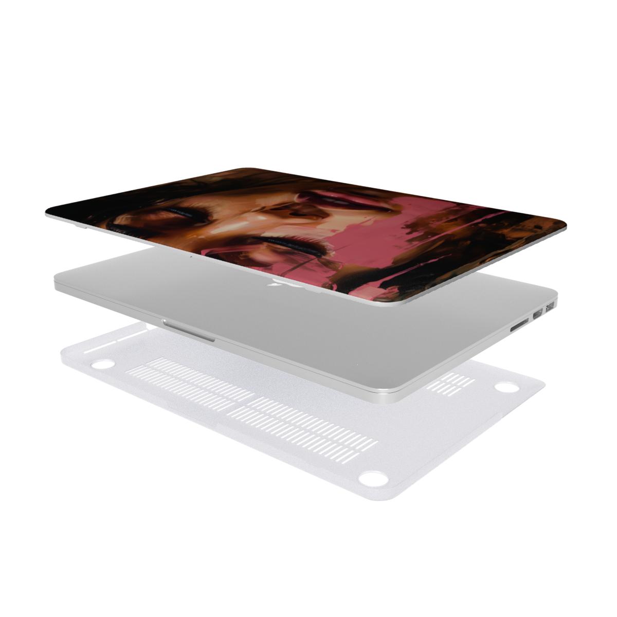 Abstract Portrait MacBook Case