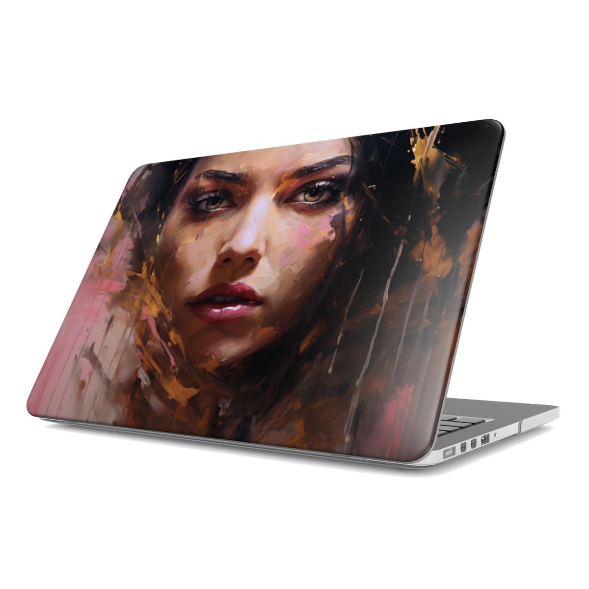 Abstract Portrait MacBook Case