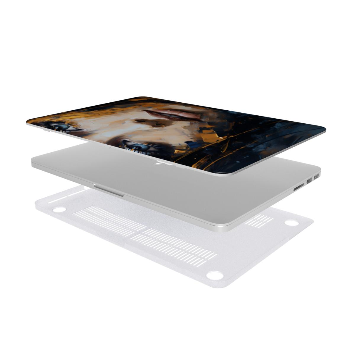 Abstract Portrait MacBook Case