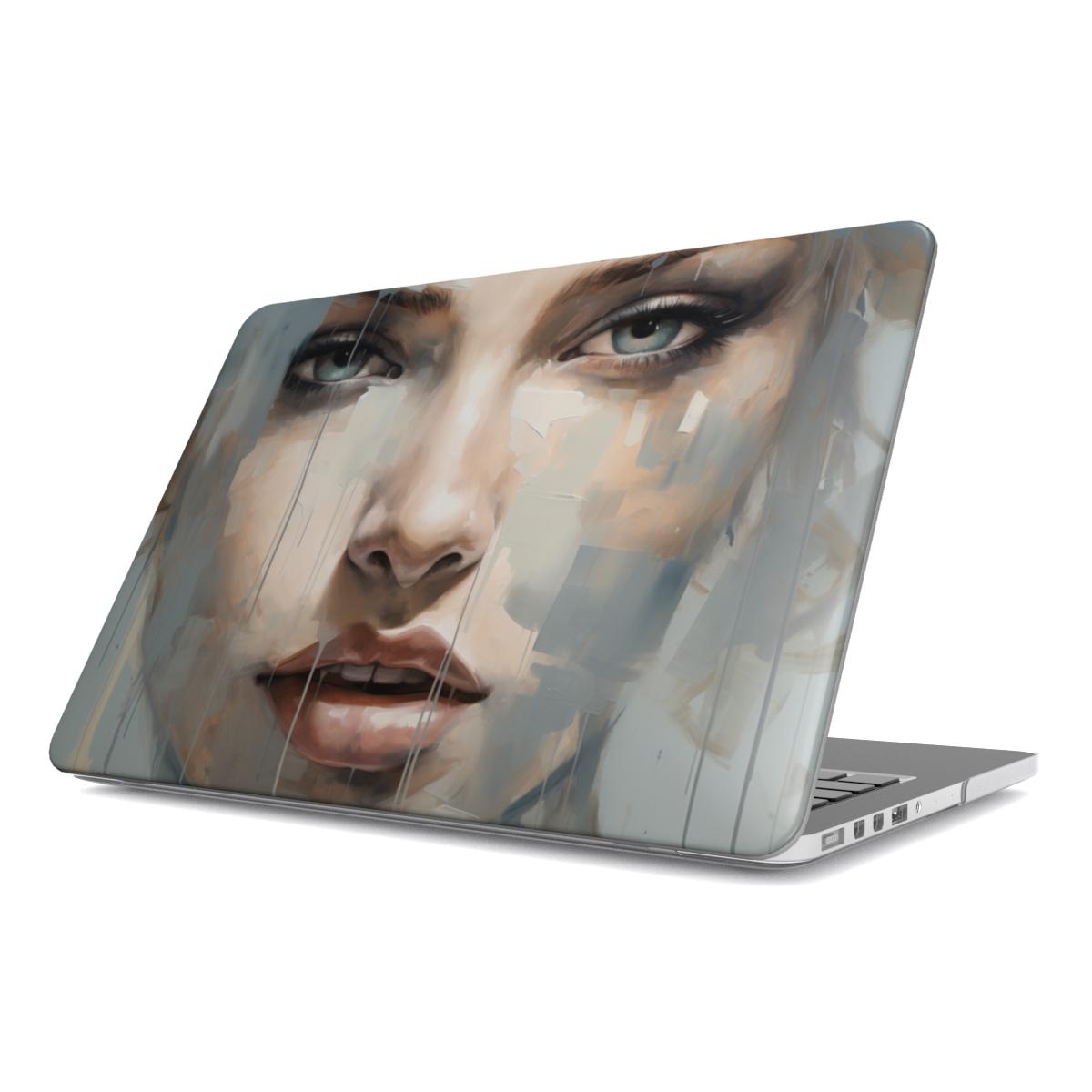 Abstract Portrait MacBook Case