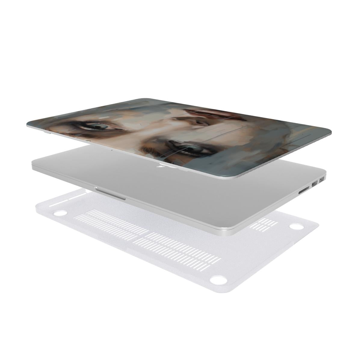 Abstract Portrait MacBook Case