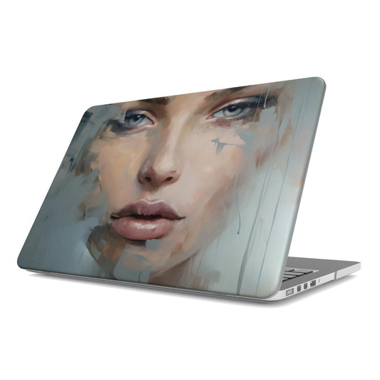 Abstract Portrait MacBook Case