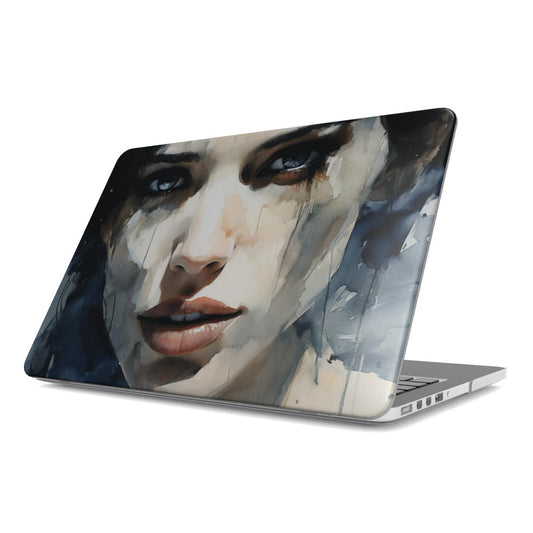 Abstract Portrait MacBook Case