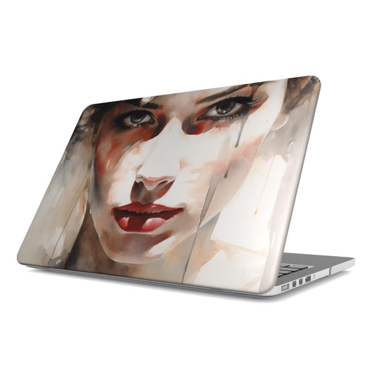 Abstract Portrait MacBook Case