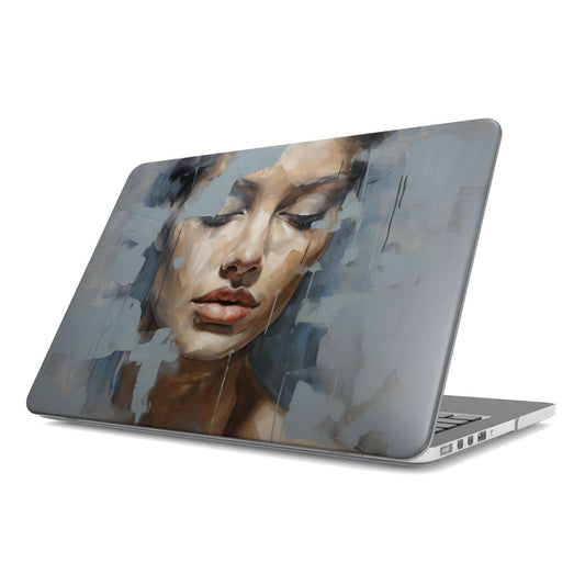 Abstract Portrait MacBook Case