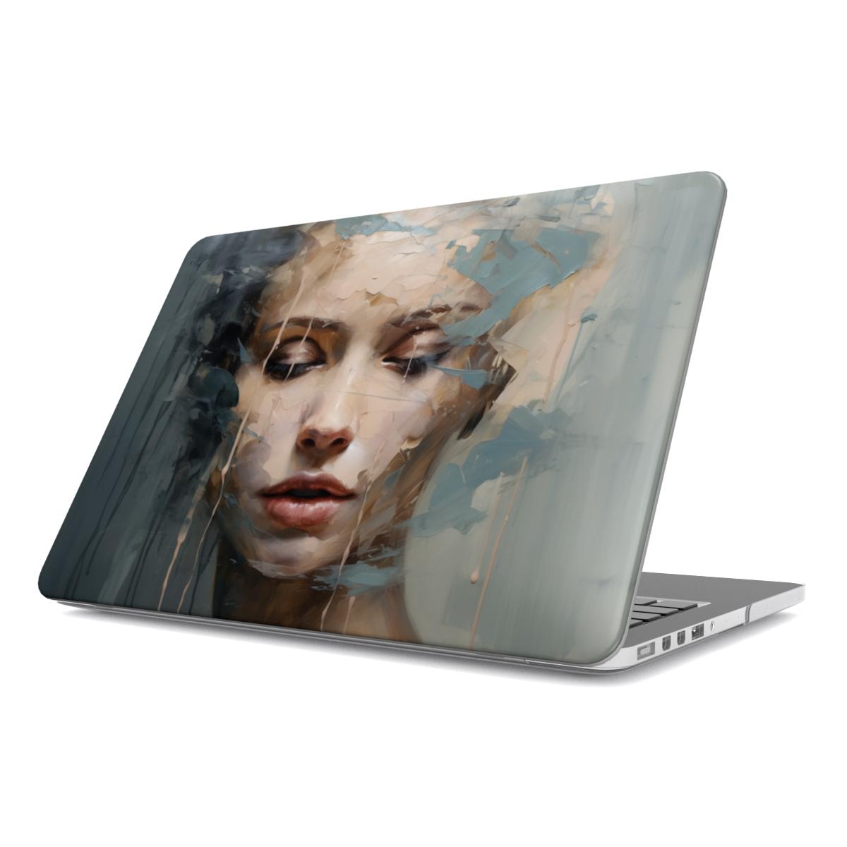 Abstract Portrait MacBook Case