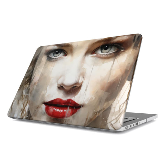 Abstract Portrait MacBook Case