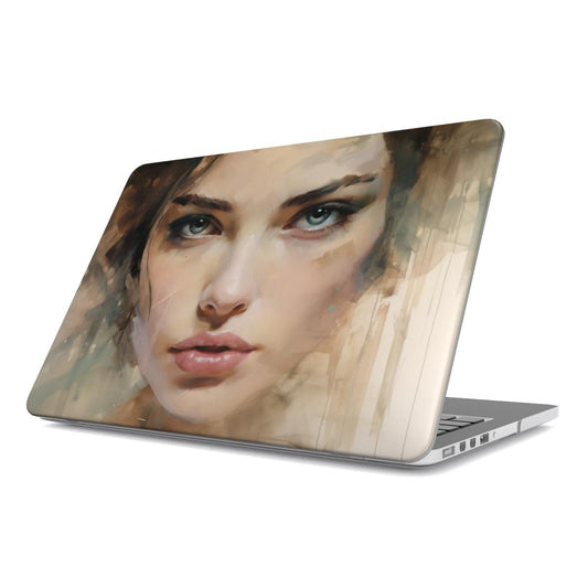 Abstract Portrait MacBook Case