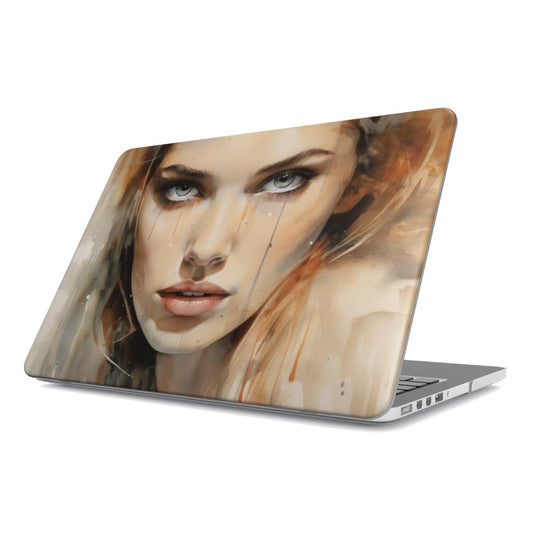 Abstract Portrait MacBook Case