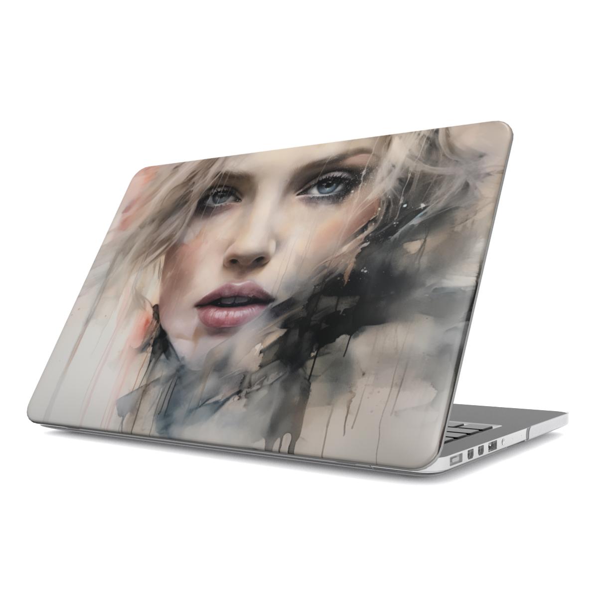 Abstract Portrait MacBook Case