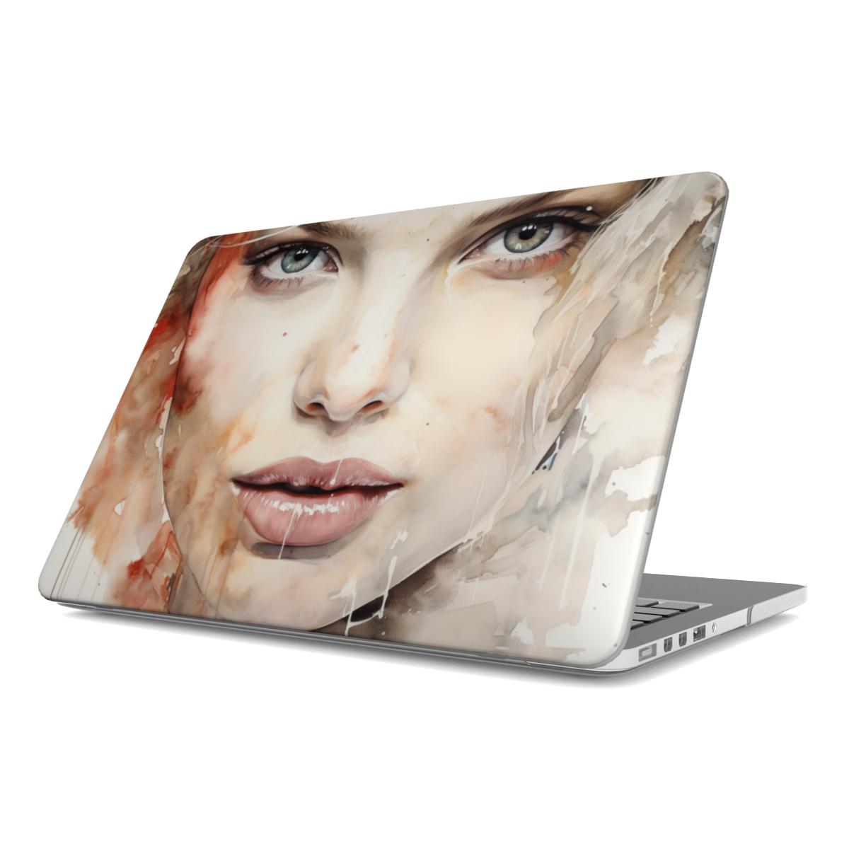 Abstract Portrait MacBook Case