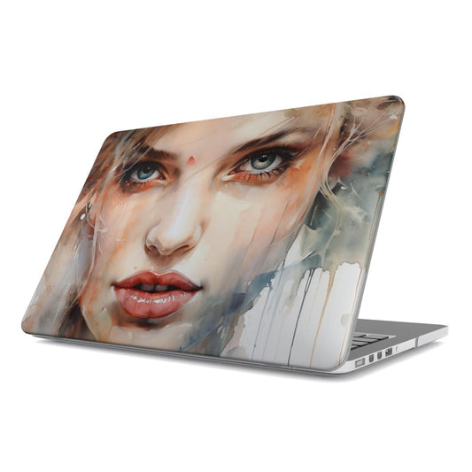 Abstract Portrait MacBook Case