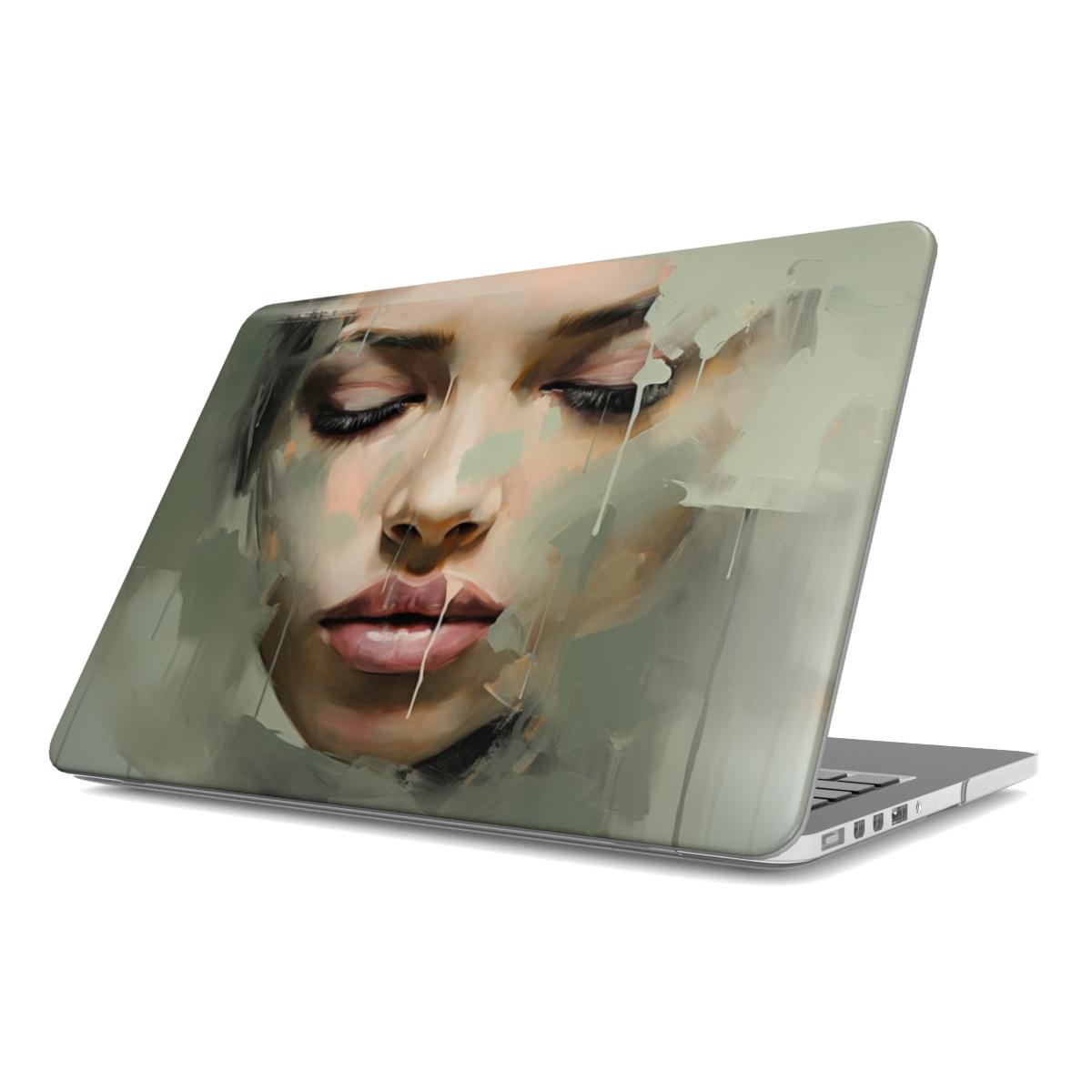 Abstract Portrait MacBook Case