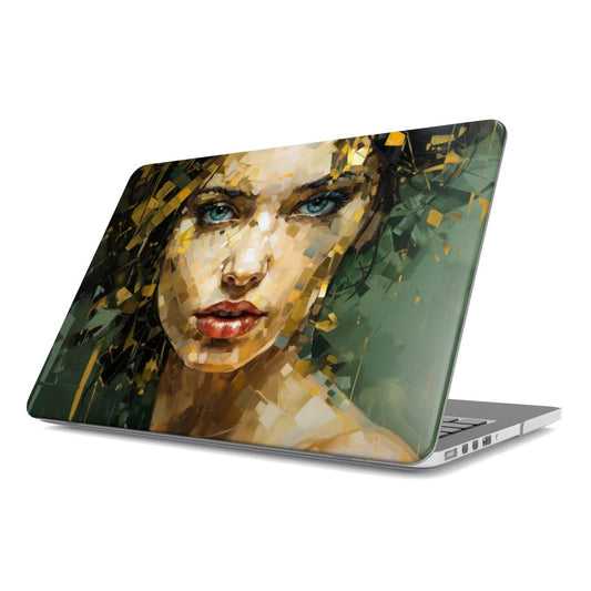 Abstract Portrait MacBook Case