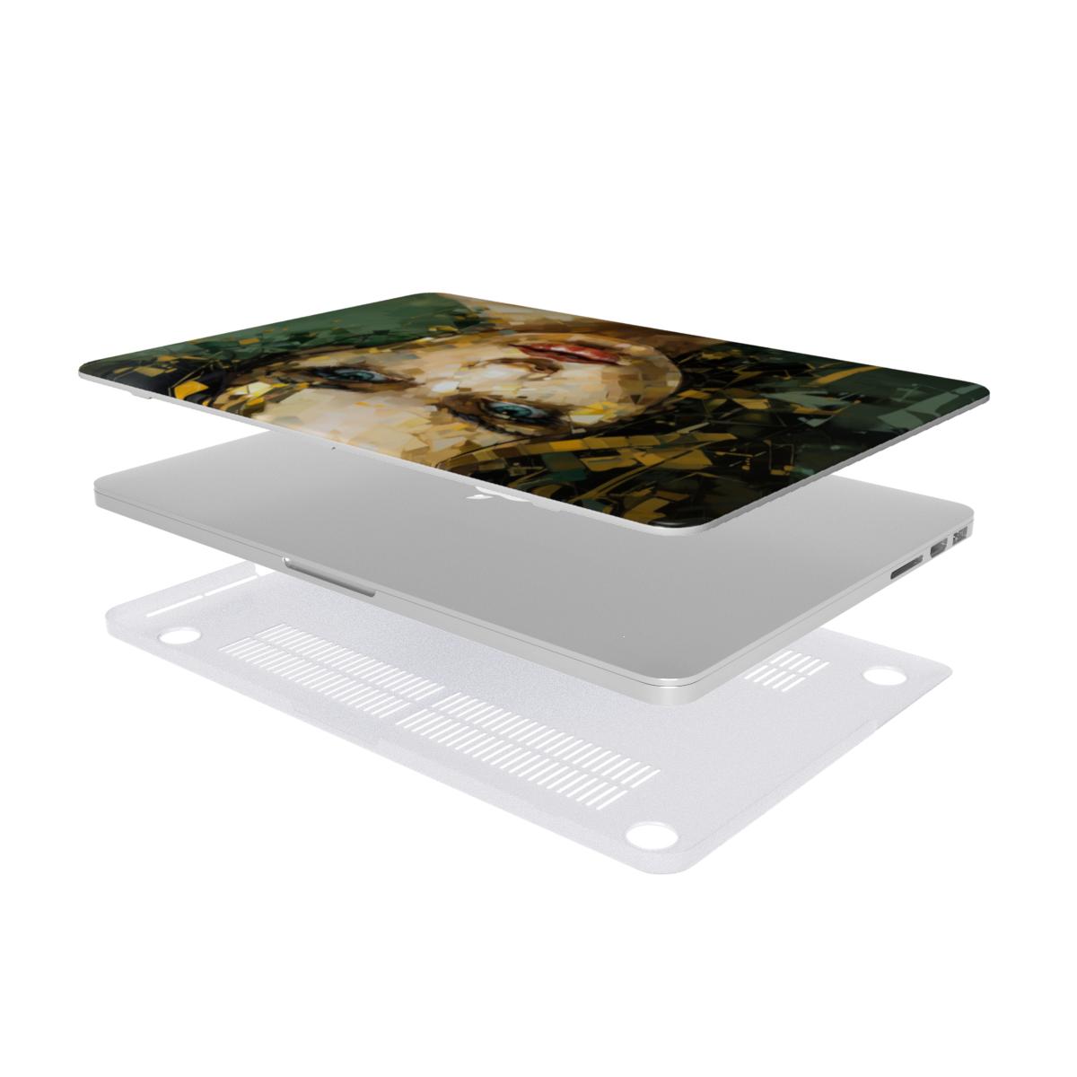 Abstract Portrait MacBook Case