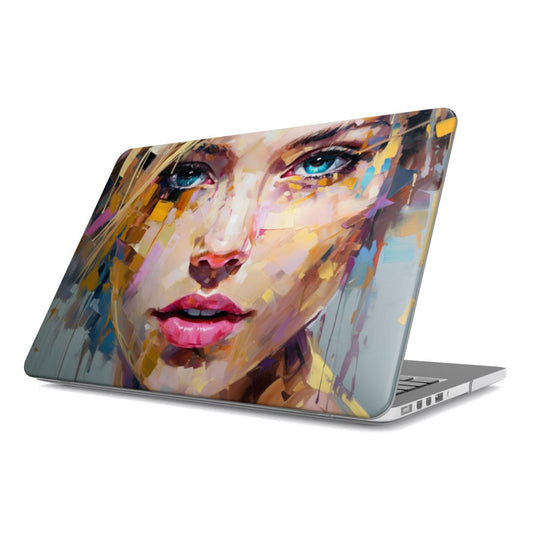 Abstract Portrait MacBook Case