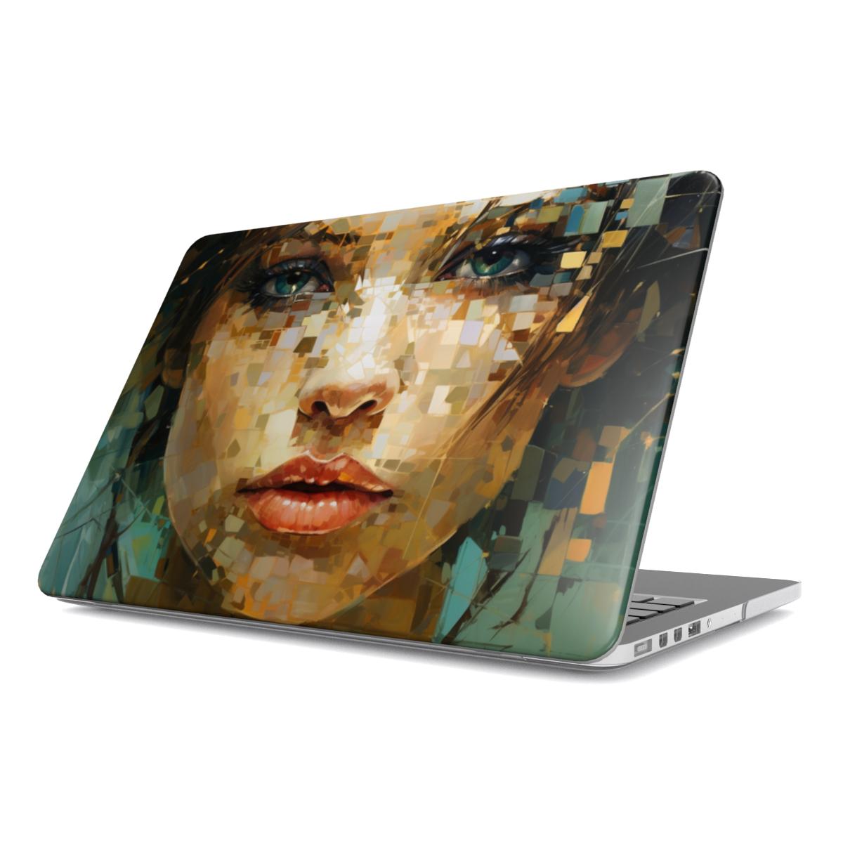 Abstract Portrait MacBook Case