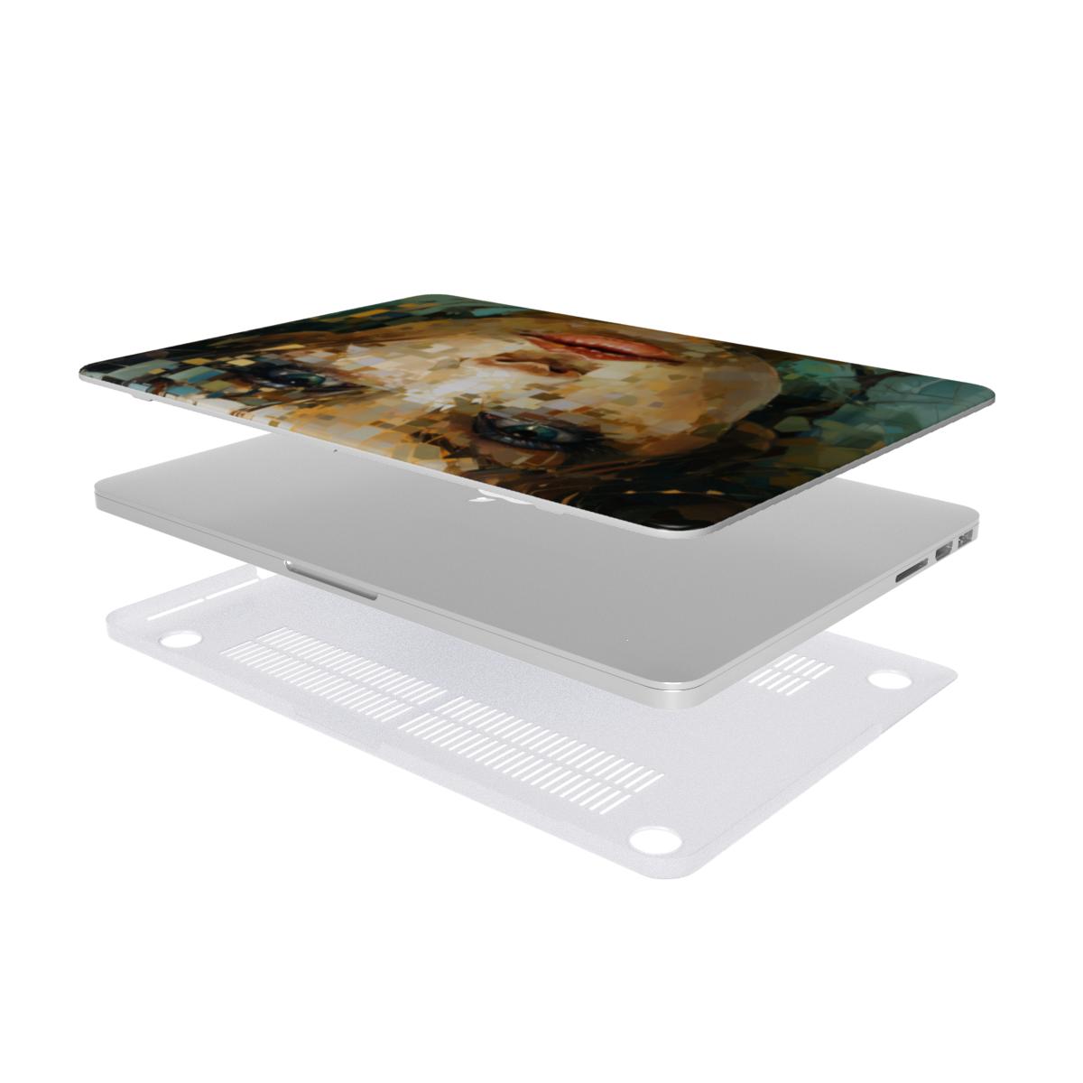 Abstract Portrait MacBook Case