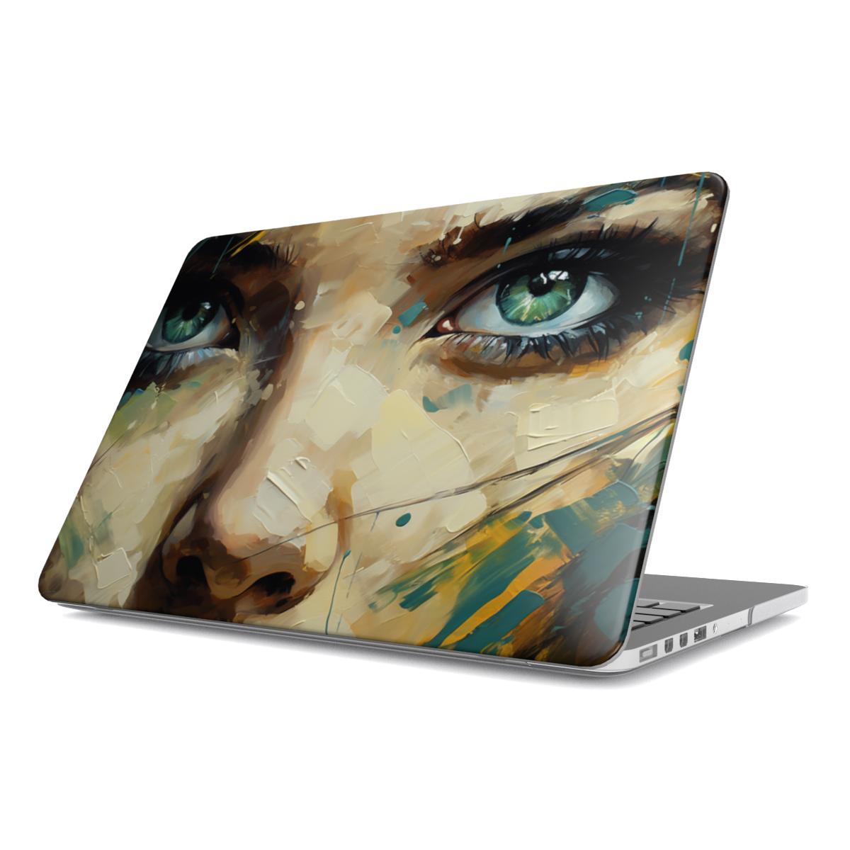 MacBook-hoesje met abstract portret