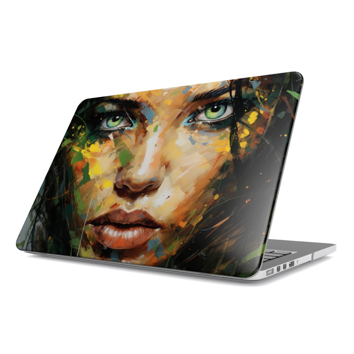 Abstract Portrait MacBook Case