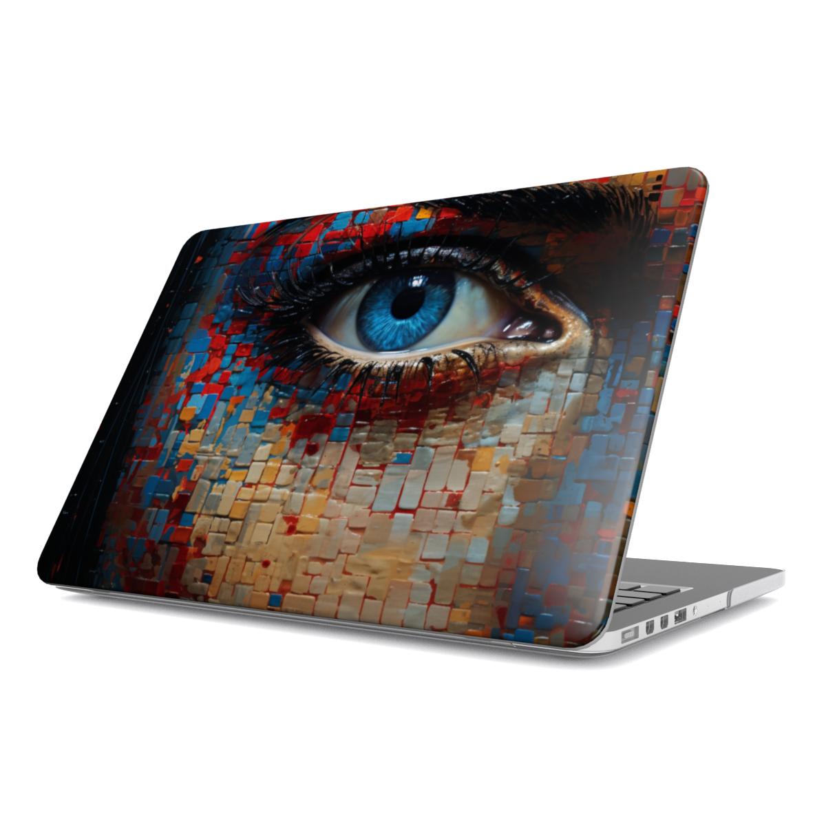 Abstract Portrait MacBook Case