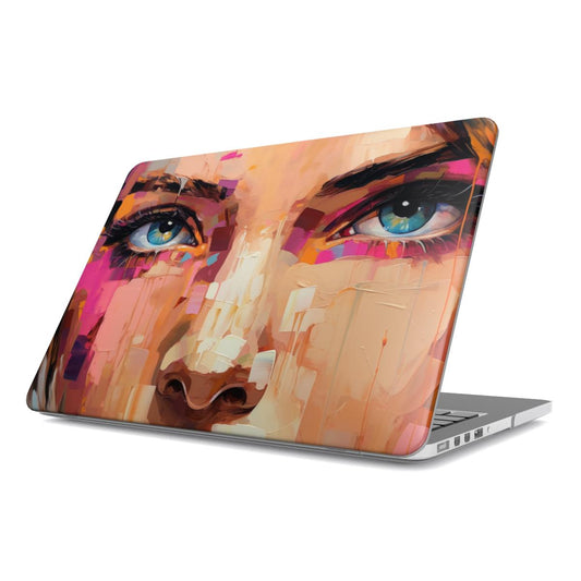 Abstract Portrait MacBook Case