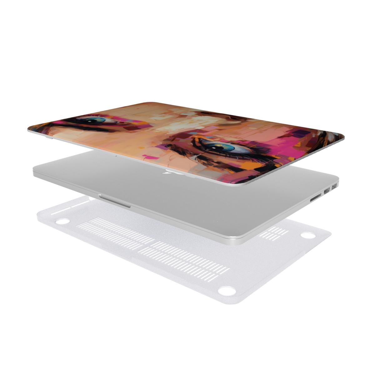 Abstract Portrait MacBook Case