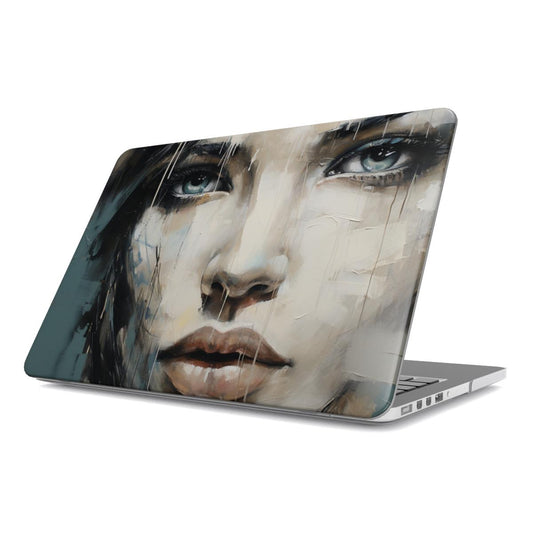 Abstract Portrait MacBook Case