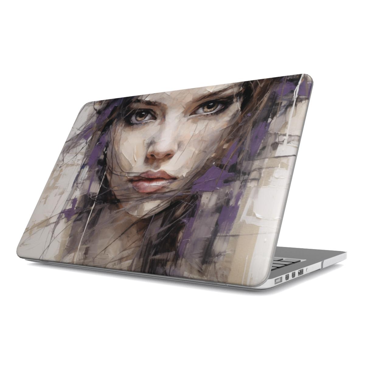 Abstract Portrait MacBook Case