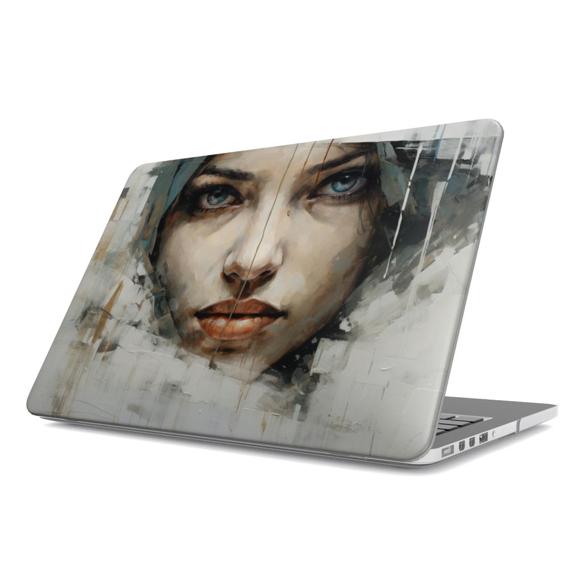 Abstract Portrait MacBook Case