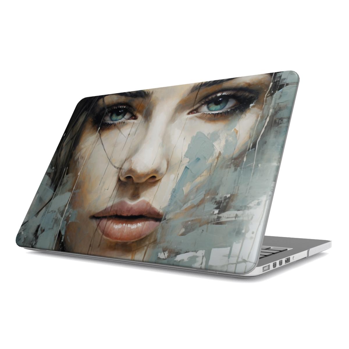 Abstract Portrait MacBook Case