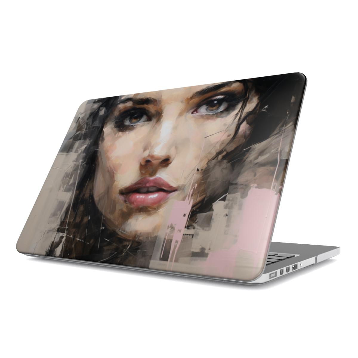 Abstract Portrait MacBook Case