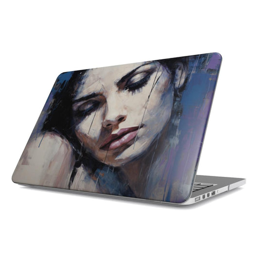 Abstract Portrait MacBook Case