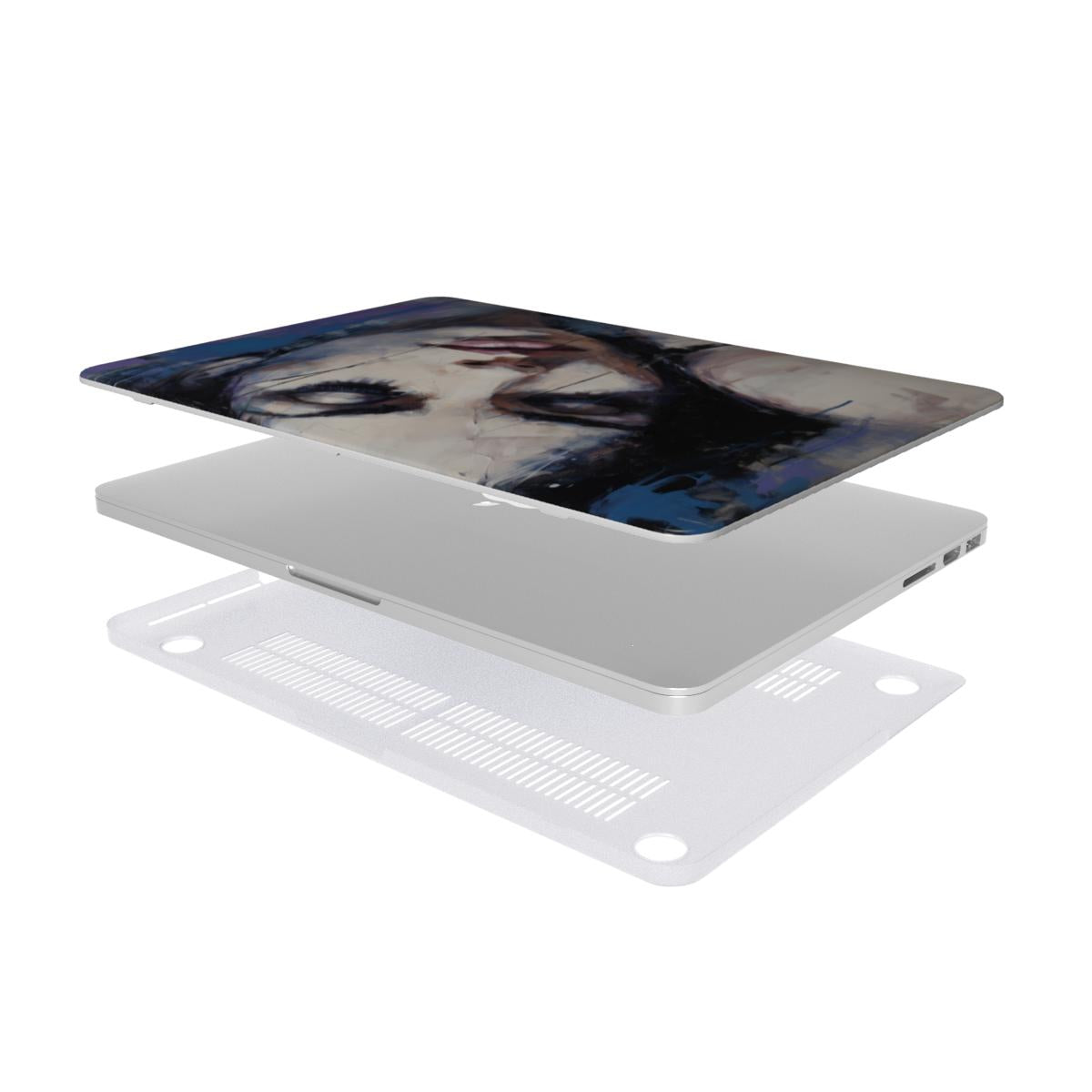 Abstract Portrait MacBook Case