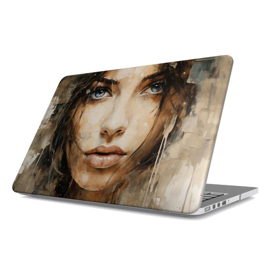 Abstract Portrait MacBook Case